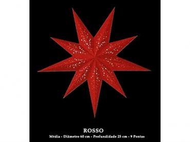 Candeeiro Estrela Starlightz Rosso